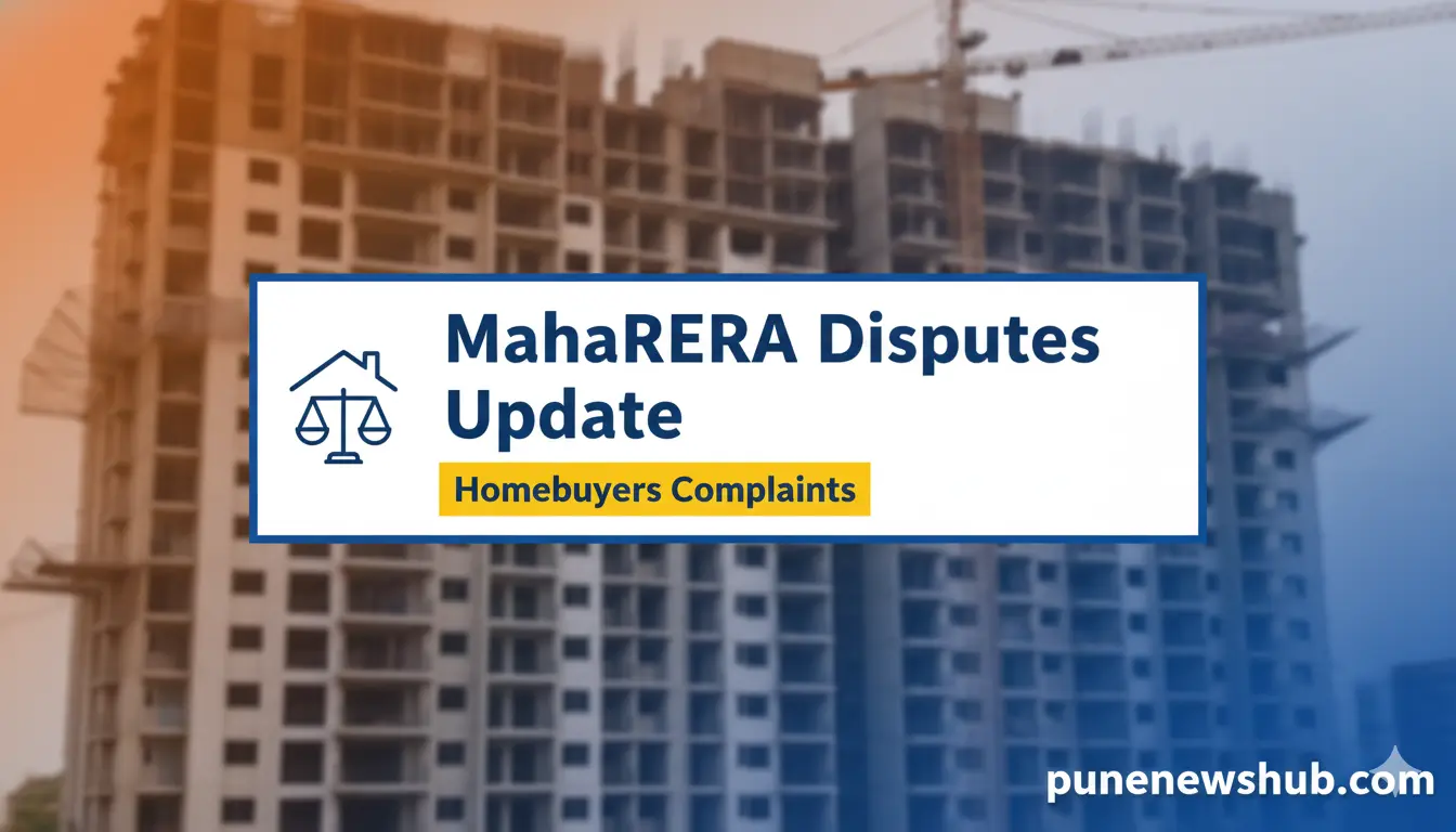 MahaRERA Disputes Pune update about pending real estate complaints