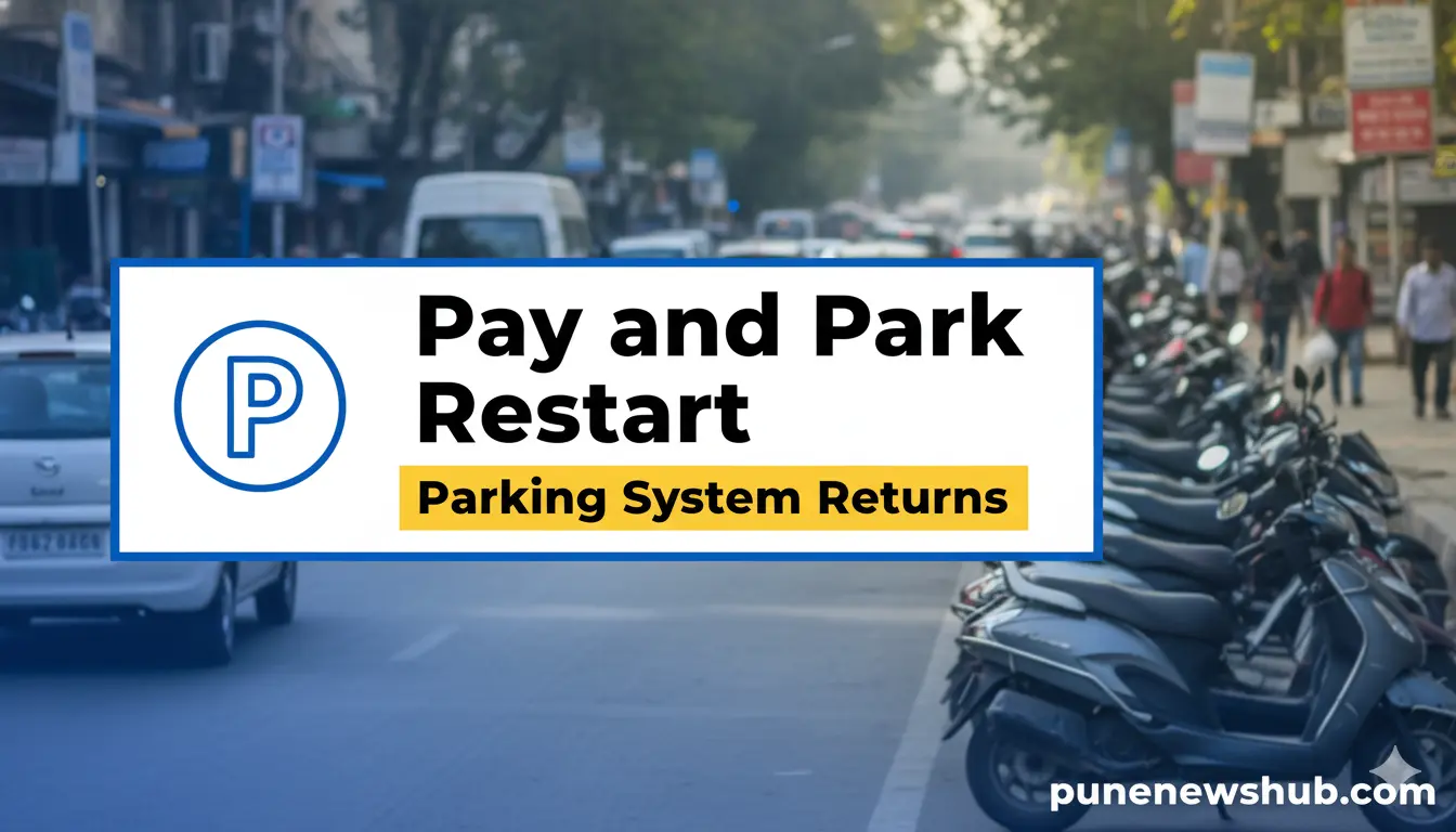 Pune Pay and Park Restart parking system update in city areas