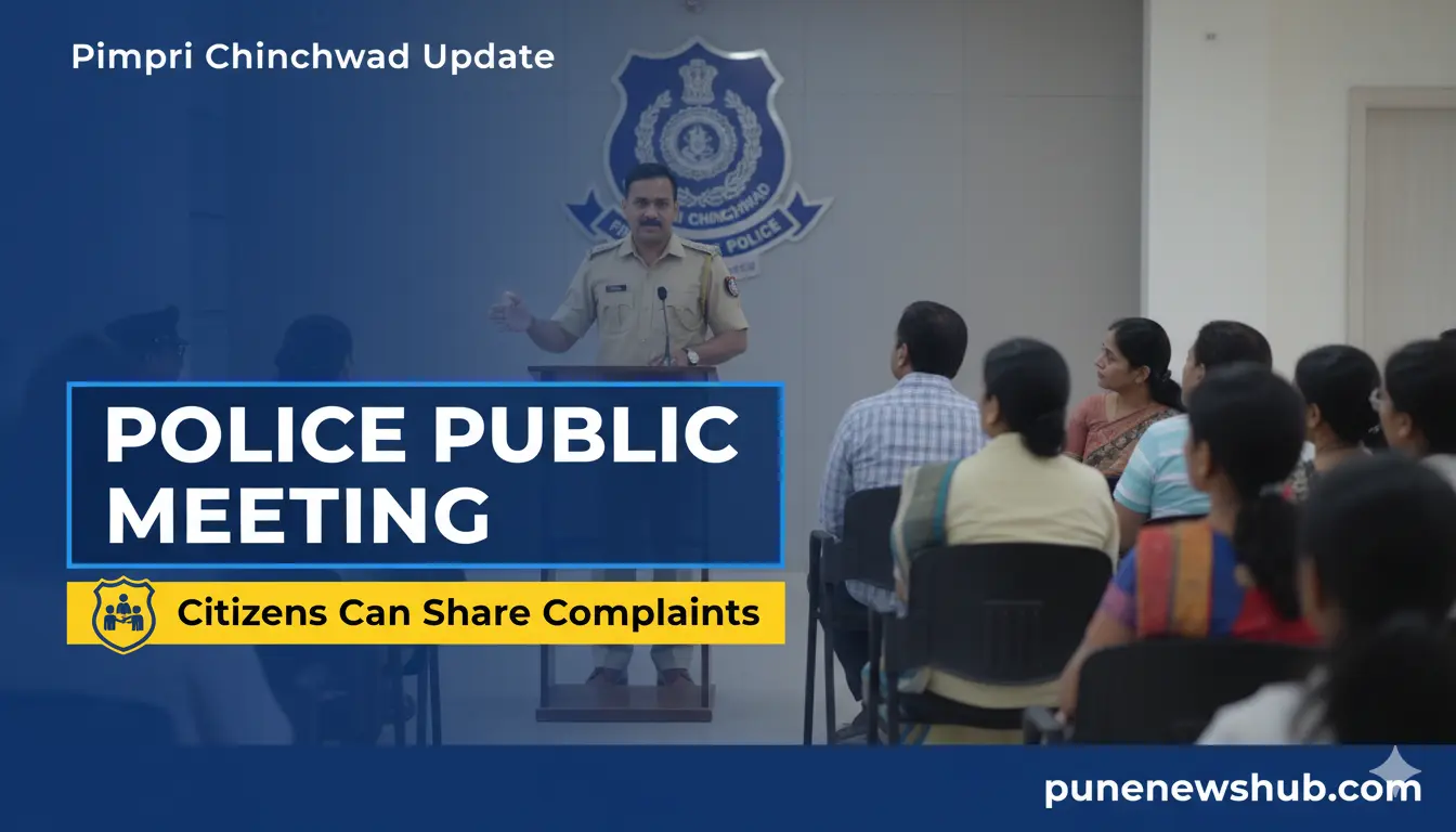 Pimpri Chinchwad Police Public Meeting with citizens for complaint redressal
