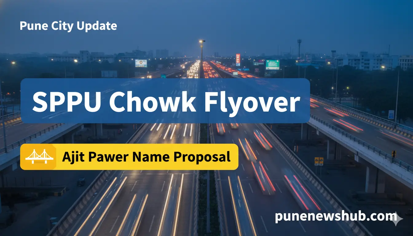 SPPU Chowk Flyover Ajit Pawar Name proposal news in Pune