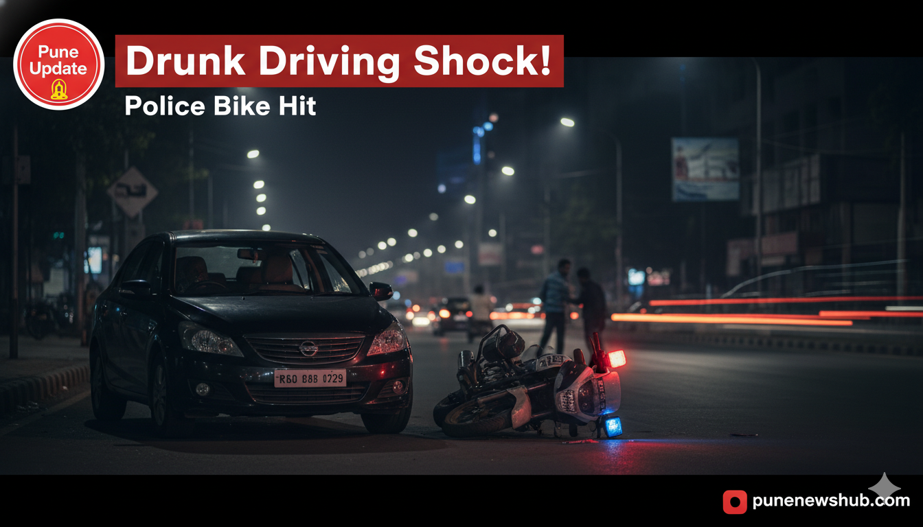 Pune drunk driving accident – नशे में कार चालक का खतरनाक कहर, कई घायल ...